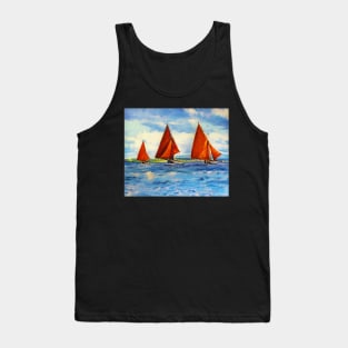 Three Galway Hookers At Sea Tank Top